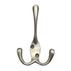 Brainerd B42306J-SN-C Hook with Three Prongs, Satin Nickel Lot Of 4 {87}